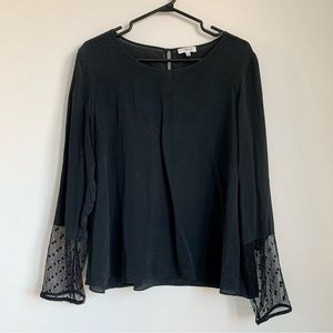 Wilfred Silk Black Blouse